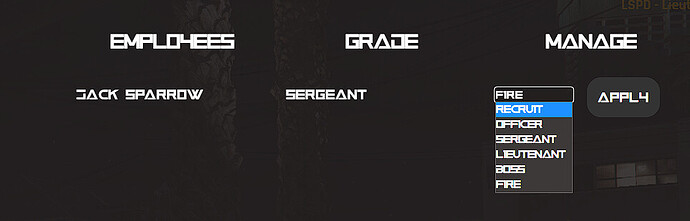 [ESX,PAID] Boss Menu | Boss Menu UI thumbnail 4