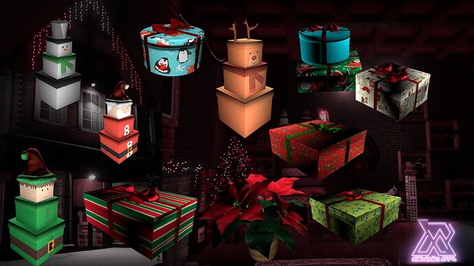 [MLO] [PAID] Christmas gifts store + props thumbnail 4