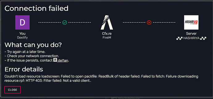 Can connect to a server - FiveM Client Support - Cfx Forum