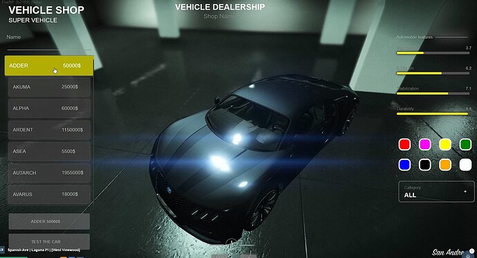 [PAID] Advanced Design! frkn-vehicleshop thumbnail 2