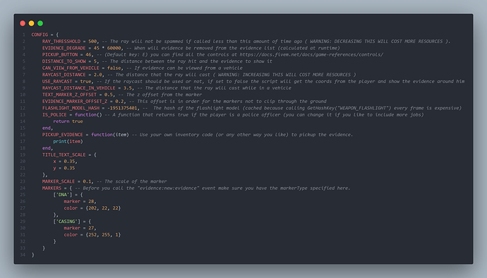 Config File