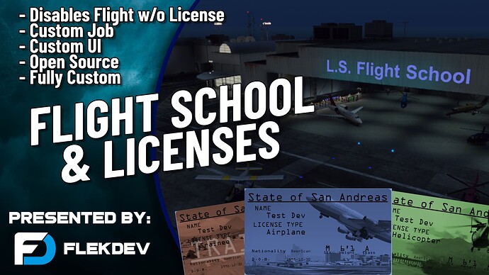 [PAID] [QB] Advanced Flight School & Licenses Thumbnail