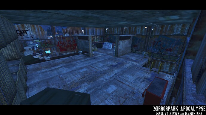 Mirror Park Safezone / Military HQ Apocalypse MAP thumbnail 20