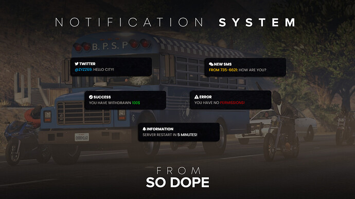 [RELEASE][PAID] soDope Notify [Standalone] Thumbnail