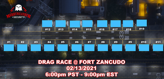 Drag Race Pit Area - blank