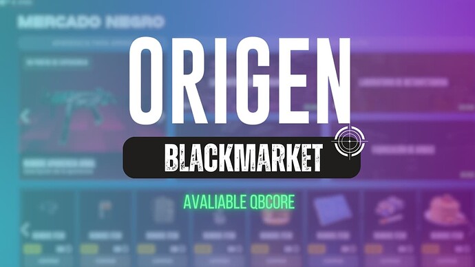 Origen BlackMarket - QBCore & ESX Thumbnail