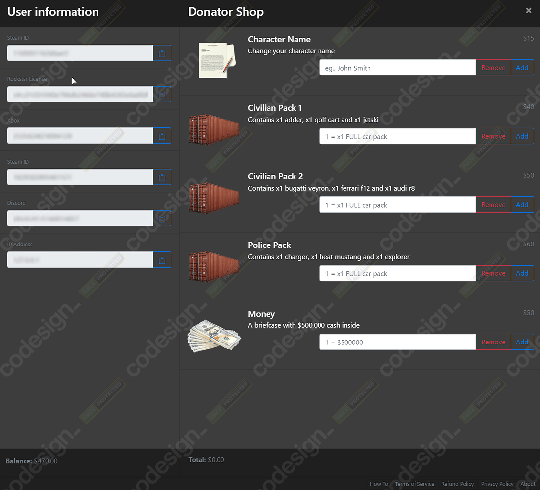 [PAID] Codesign VIP Shop - FiveM Releases - Cfx.re Community