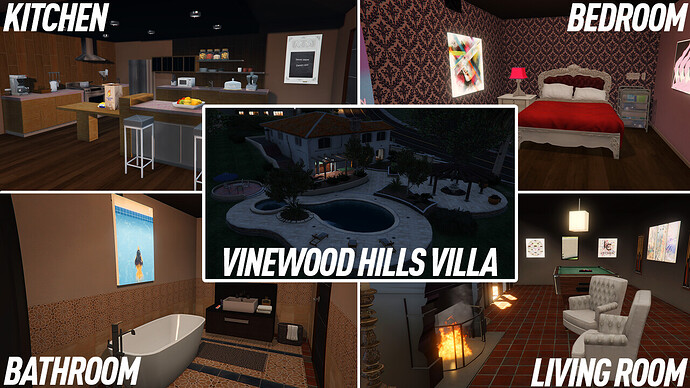 Vinewood hills villa house | fivem [mlo] [paid] Thumbnail