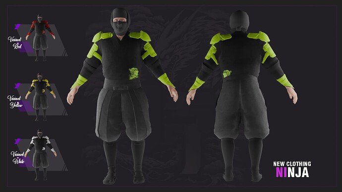 Ninja costume Thumbnail