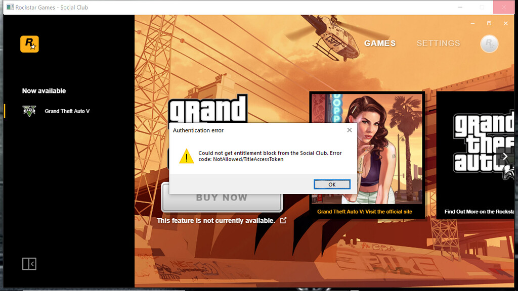 Authentifications error - FiveM Client Support - Cfx.re Community