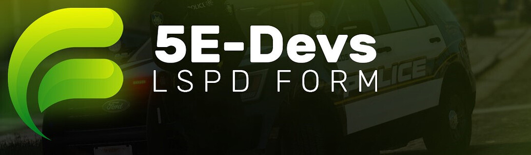 [Free] [Standalone] 5E-LSPDForm - FiveM Releases - Cfx Forum