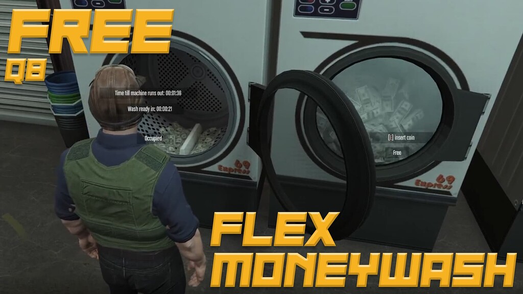 [FREE] [QBCore] Flex Moneywash - FiveM Releases - Cfx Forum