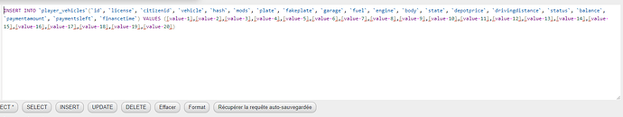 Help Sql updates not transfering to server - Discussion - Cfx Forum