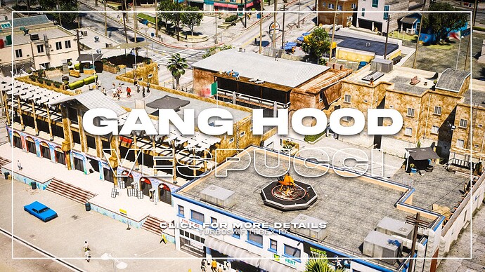 [PAID] The Gang Hood Vespucci by TurboSaif FiveM Exterior Thumbnail
