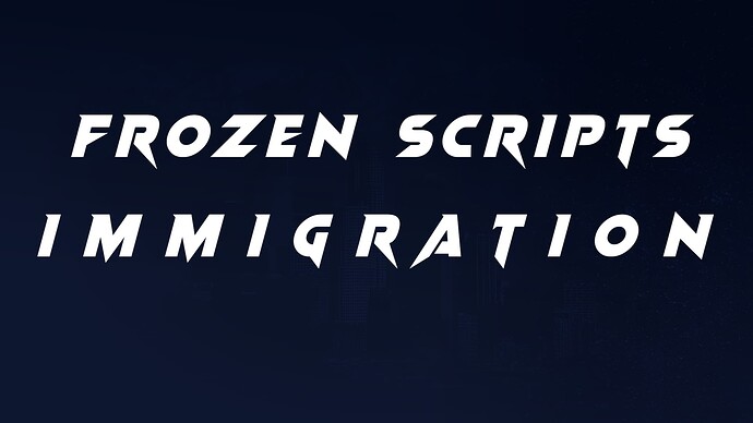 :flight_arrival: [ESX] Frozen Immigration Thumbnail