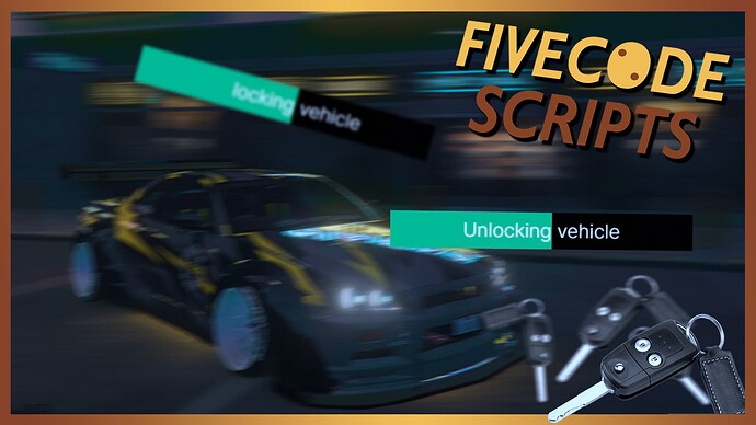 [PAID][ESX/QB/QBOX] Advanced Vehicle Key Script - fivecode_carkeys V2 Thumbnail
