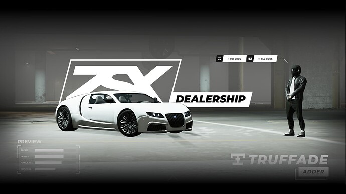 ZSX Dealership | FiveM Vehicle Shop with Cinematic Camera System Thumbnail
