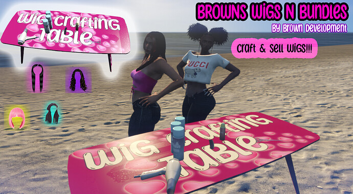 💰[QB/ESX] Wigs Crafting & Selling💇 Thumbnail