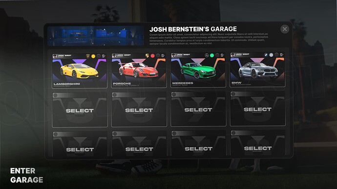 Purchasasble Garage System (Family Garage Feature) thumbnail 4
