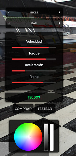 Vehicle shop with ui | wheelcolor feature | esx Thumbnail