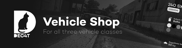 [Release] [Paid] Vehicle Shop Thumbnail