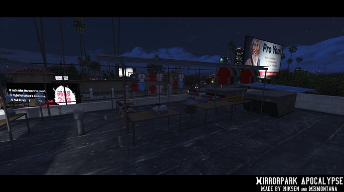 Mirror Park Safezone / Military HQ Apocalypse MAP thumbnail 9