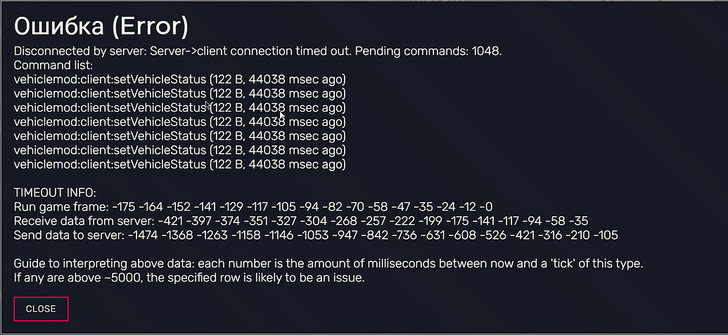 Persistent Timeout - FiveM Client Support - Cfx Forum