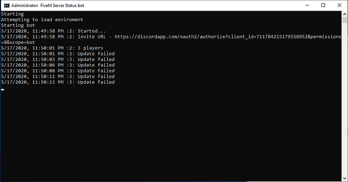 [Release] FiveM Discord Server Status Bot - Page 3 - FiveM Releases ...
