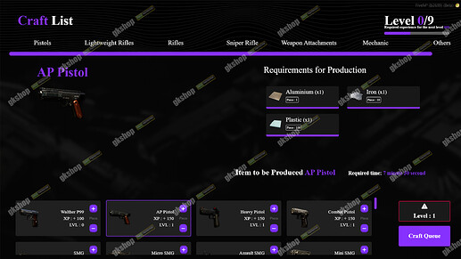 [PAID] GKSCraft | Advanced crafting system [ESX-QB] thumbnail 2