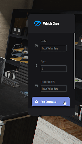 Update vehicle data & take screenshot for thumbnail