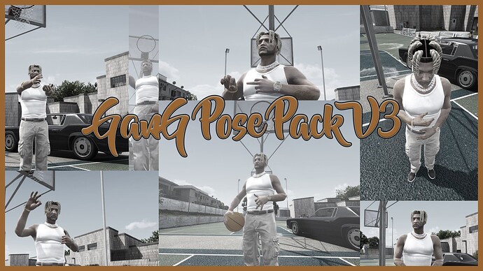 [PAID] 10 Custom Gang Animations V3 - 5 With Props Thumbnail