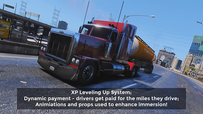 Trucking Job | Co-Op Functionality [ESX/QBCore] thumbnail 4