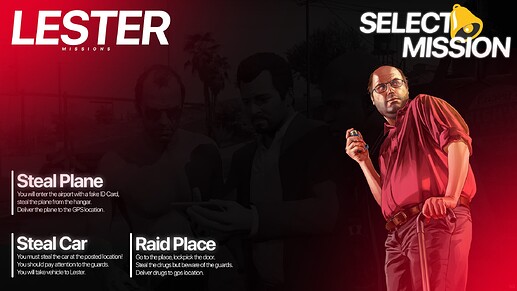 [PAID][ESX/QB] Lester Mission & Heists thumbnail 2