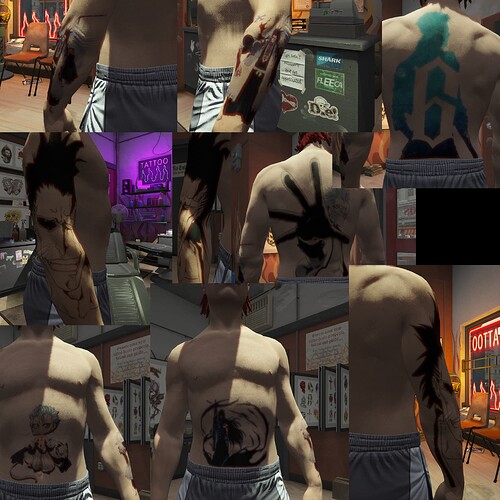 [RELEASE][PAID]Pack Bleach tattoo([OPTIMISATION]  thumbnail 2