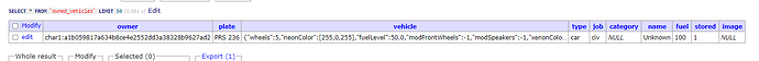 2021-08-22 21_18_10-Select_ owned_vehicles - Adminer and 3 more pages - Personal - Microsoft​ Edge