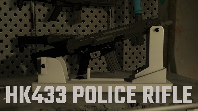 HK433  Coil Police Rifle Banner1