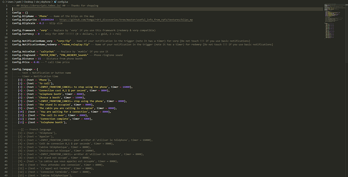 config