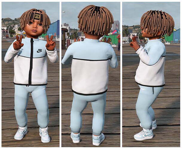 mb61_01 - CHILD GTA 5 BABY MOD PED FIVEM LITTLE BOY KIIISSA PED PINI4A