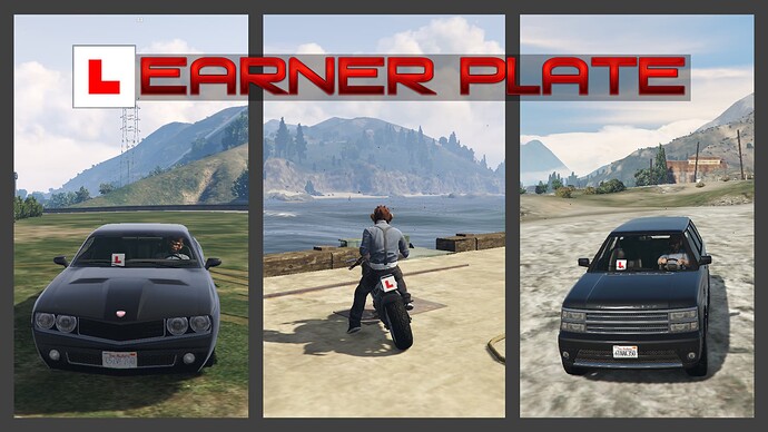 [ESX][QB][BJ] Learner Plates Thumbnail
