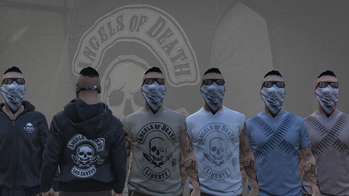 [PAID][CLOTHING] Angels of Death MC Clothing Pack thumbnail 3
