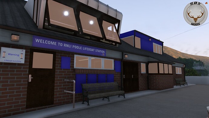 [Release][MLO/Ymap] RNLI Poole lifeboat Station thumbnail 7