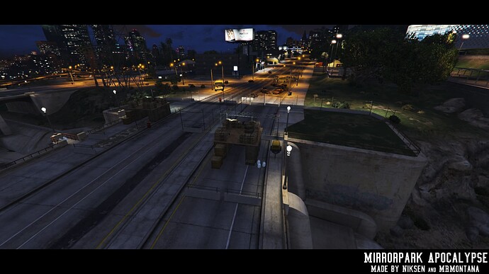 Mirror Park Safezone / Military HQ Apocalypse MAP thumbnail 5