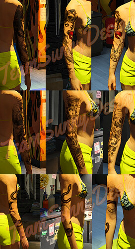 [RELEASE][PAID]Pack of 3 arms tattoo[OPTIMISATION] Thumbnail