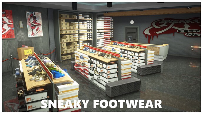 Sneaky Footwear | FiveM MLO Interior Thumbnail