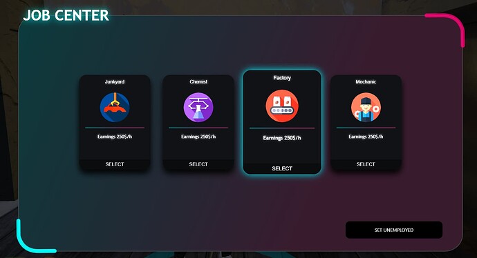 [ESX/QBCORE] NEV3N Job Center thumbnail 2