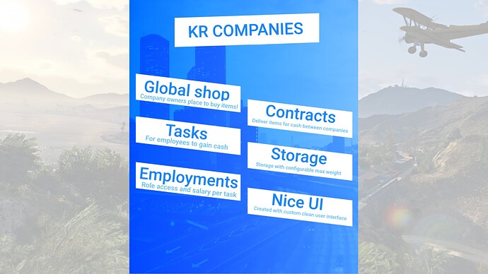 [ESX] [PAID] kr_companies | Next gen SOCIETY script thumbnail 2