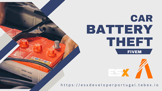 [PAID][ESX] Car Battery Theft Thumbnail