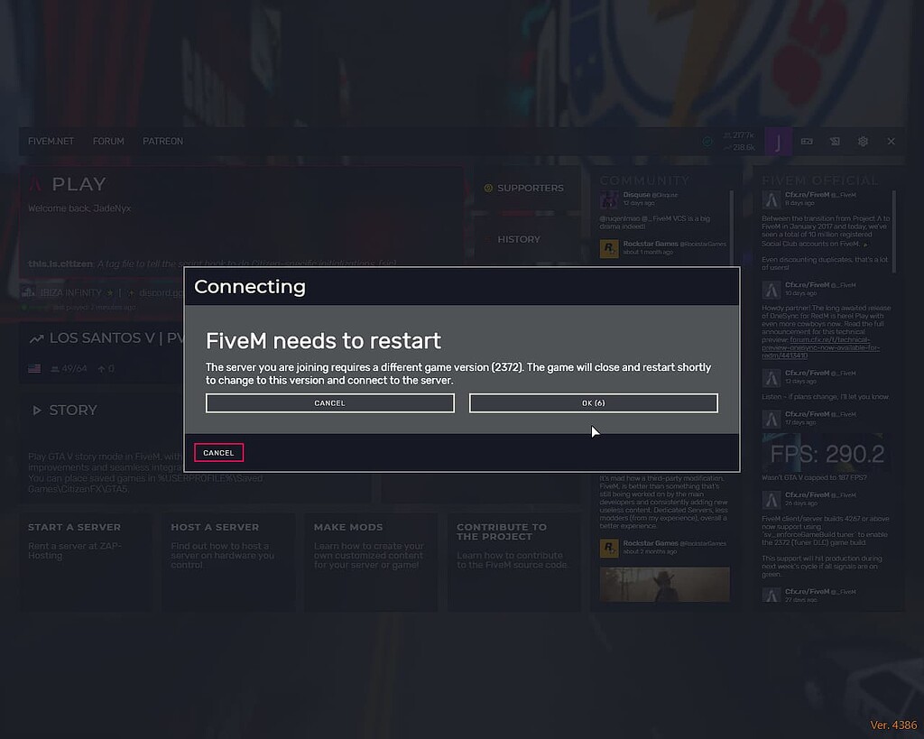 First time on FiveM, Download Issue when I Try to join a server - FiveM ...