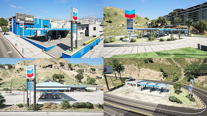 Chevron Gas Station - Filing Station For FiveM 04