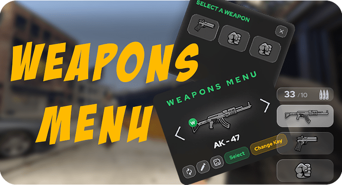 Weapon Menu [STANDALONE] [Paid]  Thumbnail